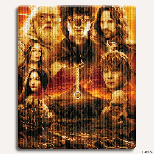 Diamond Painting Kits 17.7" x 21.7" / 45cm x 55cm The Lord of the Rings - Diamond Painting Kit