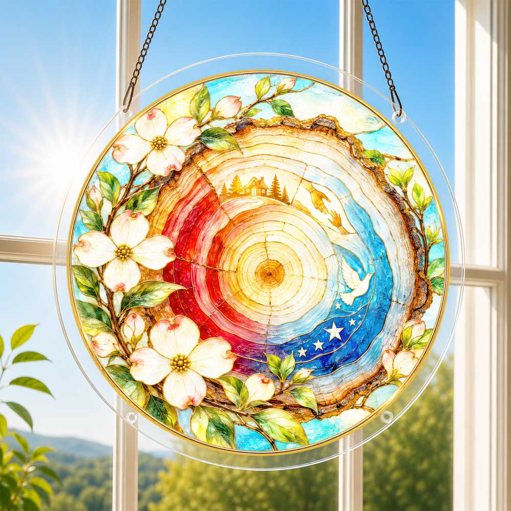 Acrylic Jigsaw Puzzle Acrylic Jigsaw Puzzle Suncatcher - Legacy in the Rings
