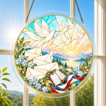 Acrylic Jigsaw Puzzle Acrylic Jigsaw Puzzle Suncatcher - Letters Become Doves