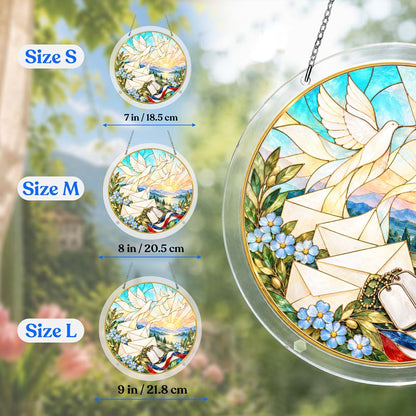 Acrylic Jigsaw Puzzle Acrylic Jigsaw Puzzle Suncatcher - Letters Become Doves