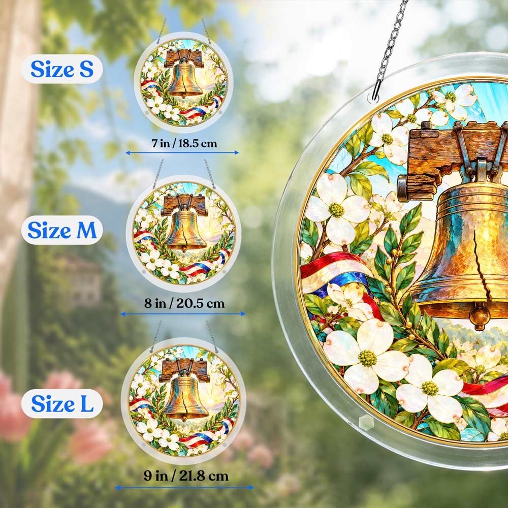 Acrylic Jigsaw Puzzle Acrylic Jigsaw Puzzle Suncatcher - Liberty Bell Garden