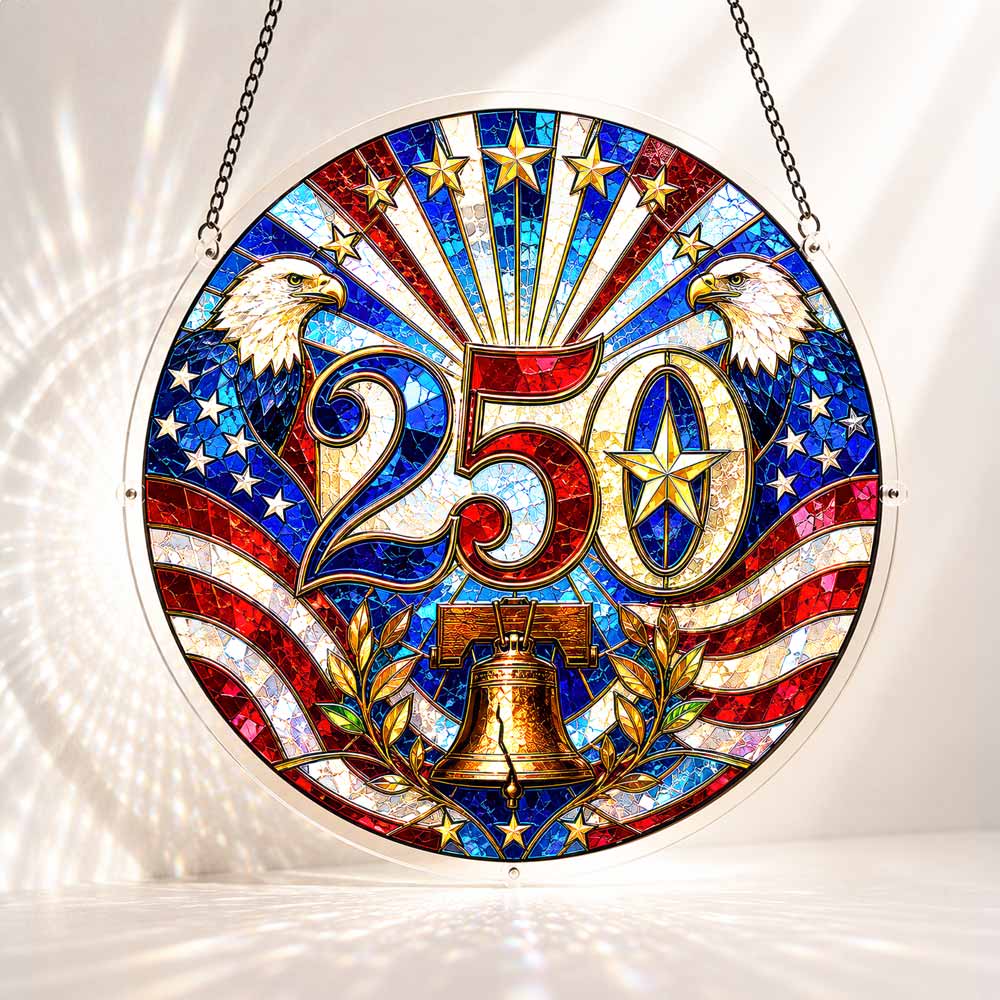 Acrylic Jigsaw Puzzle S - (7 inch) Acrylic Jigsaw Puzzle Suncatcher - Liberty Glory