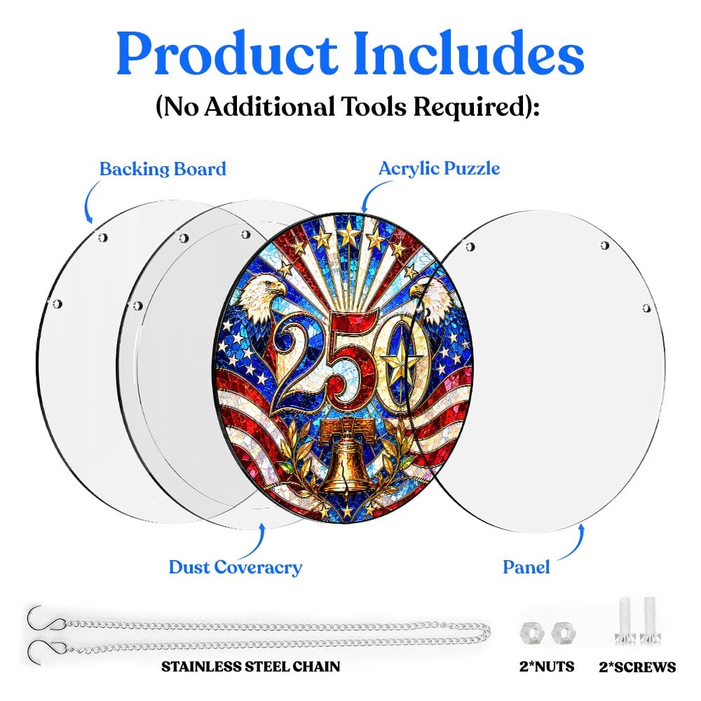Acrylic Jigsaw Puzzle Acrylic Jigsaw Puzzle Suncatcher - Liberty Glory