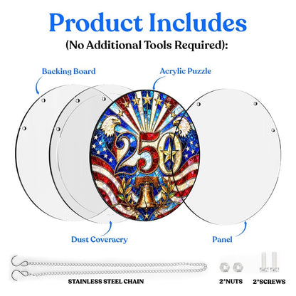 Acrylic Jigsaw Puzzle Acrylic Jigsaw Puzzle Suncatcher - Liberty Glory