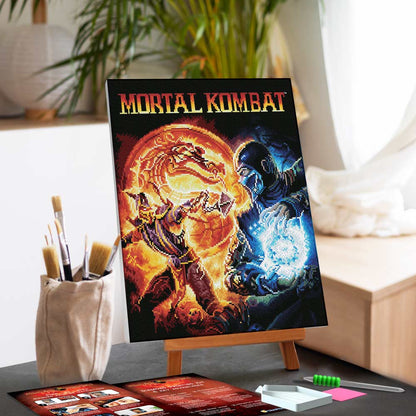 Diamond Painting Kits 17.7" x 21.7" / 45cm x 55cm Mortal Kombat - Diamond Painting Kit