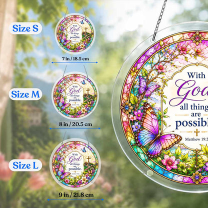 Animal Jigsaw Puzzle > Wooden Jigsaw Puzzle > Jigsaw Puzzle Acrylic Jigsaw Puzzle Suncatcher - Matthew 19:26