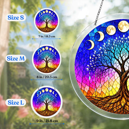Acrylic Jigsaw Puzzle Acrylic Jigsaw Puzzle Suncatcher - Moonlit Tree