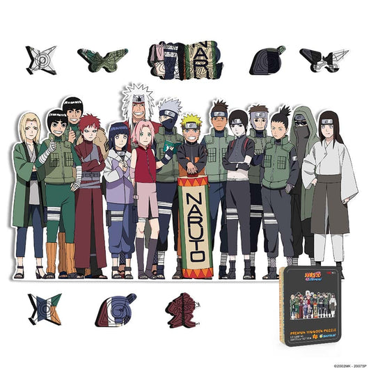 Wooden Jigsaw Puzzles A4 + Wooden Gift Box Village Protectors - Wooden Jigsaw Puzzle