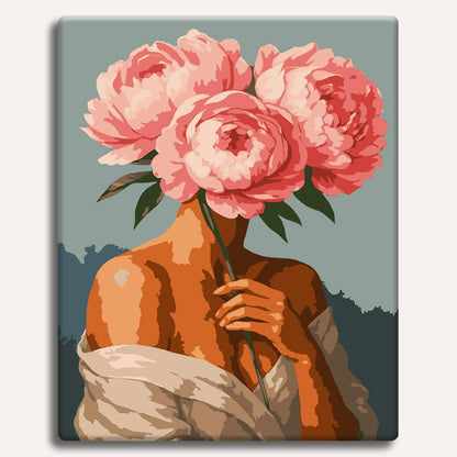 Painting By Numbers Kits 15.7" x 19.6" (40 x 50cm) Blossom Veil - Paint By Numbers Kit