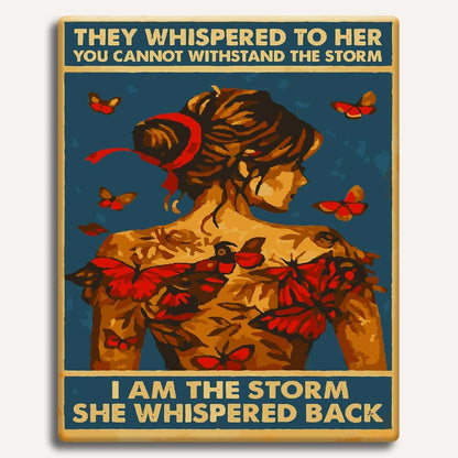 Painting By Numbers Kits 15.7" x 19.6" (40 x 50cm) I Am The Storm - Paint By Numbers Kit