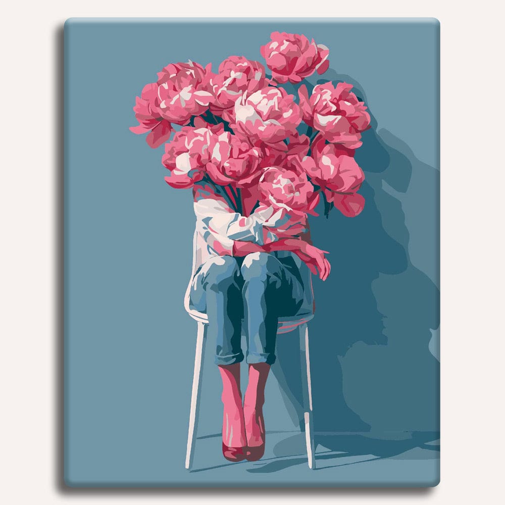 Painting By Numbers Kits 15.7" x 19.6" (40 x 50cm) Rooted in Bloom - Paint By Numbers Kit