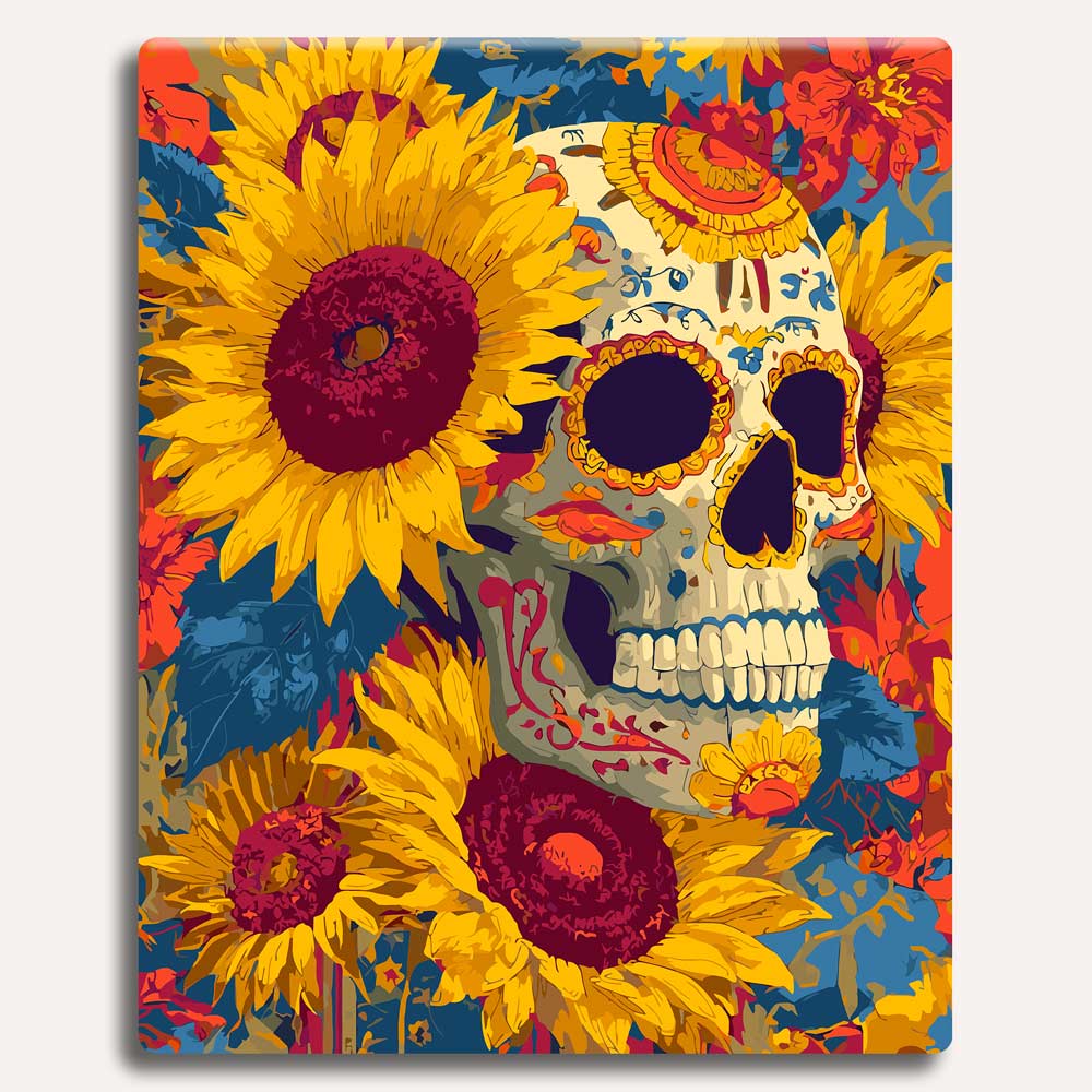 Painting By Numbers Kits 15.7" x 19.6" (40 x 50cm) Skull Candy - Paint By Numbers Kit