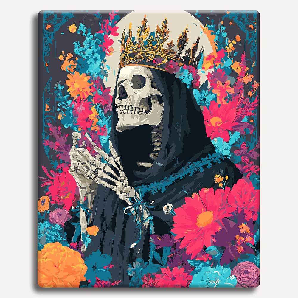 Painting By Numbers Kits 15.7" x 19.6" (40 x 50cm) Skull King - Paint By Numbers Kit