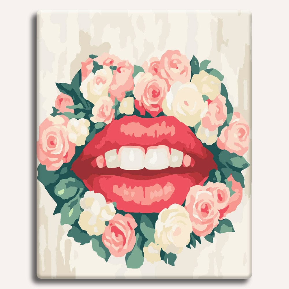 Painting By Numbers Kits 15.7" x 19.6" (40 x 50cm) Spring Kiss - Paint By Numbers Kit