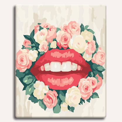 Painting By Numbers Kits 15.7" x 19.6" (40 x 50cm) Spring Kiss - Paint By Numbers Kit