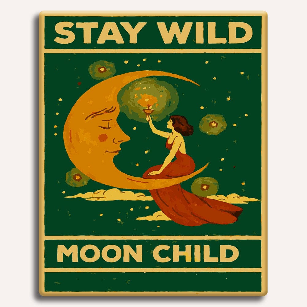 Painting By Numbers Kits 15.7" x 19.6" (40 x 50cm) Stay Wild - Paint By Numbers Kit