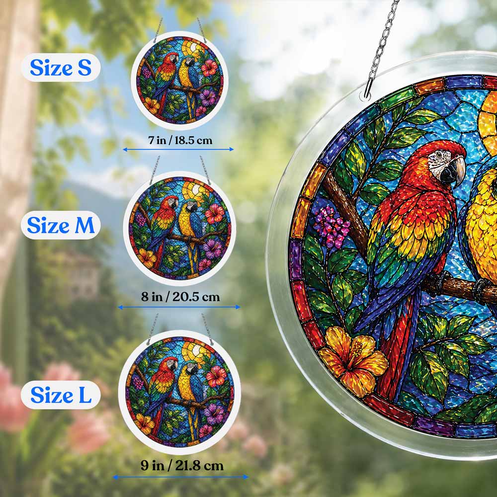 Acrylic Jigsaw Puzzle Parrot Paradise - Acrylic Jigsaw Puzzle