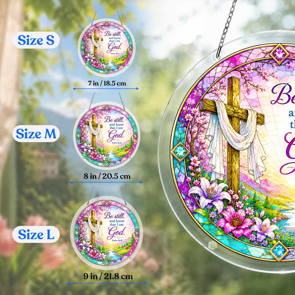 Animal Jigsaw Puzzle > Wooden Jigsaw Puzzle > Jigsaw Puzzle Acrylic Jigsaw Puzzle Suncatcher - Psalm 46:10