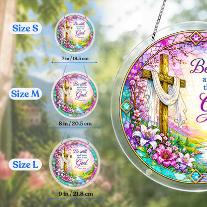 Animal Jigsaw Puzzle > Wooden Jigsaw Puzzle > Jigsaw Puzzle Acrylic Jigsaw Puzzle Suncatcher - Psalm 46:10