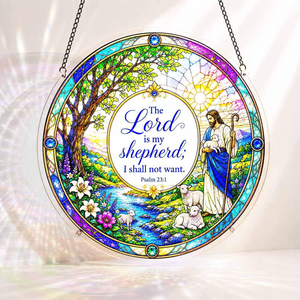 Animal Jigsaw Puzzle > Wooden Jigsaw Puzzle > Jigsaw Puzzle S - (7 inch) Acrylic Jigsaw Puzzle Suncatcher - Psalm 16:1