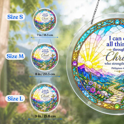 Animal Jigsaw Puzzle > Wooden Jigsaw Puzzle > Jigsaw Puzzle Acrylic Jigsaw Puzzle Suncatcher - Phillipians 4:13