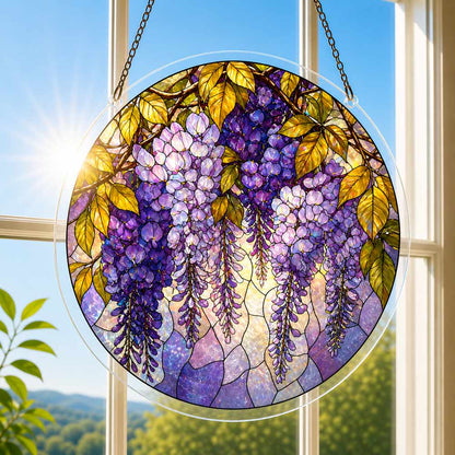 Acrylic Jigsaw Puzzle Purple Cascade - Acrylic Jigsaw Puzzle