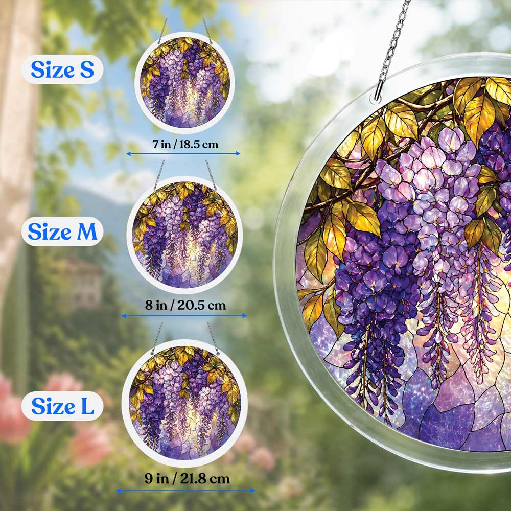 Acrylic Jigsaw Puzzle Purple Cascade - Acrylic Jigsaw Puzzle