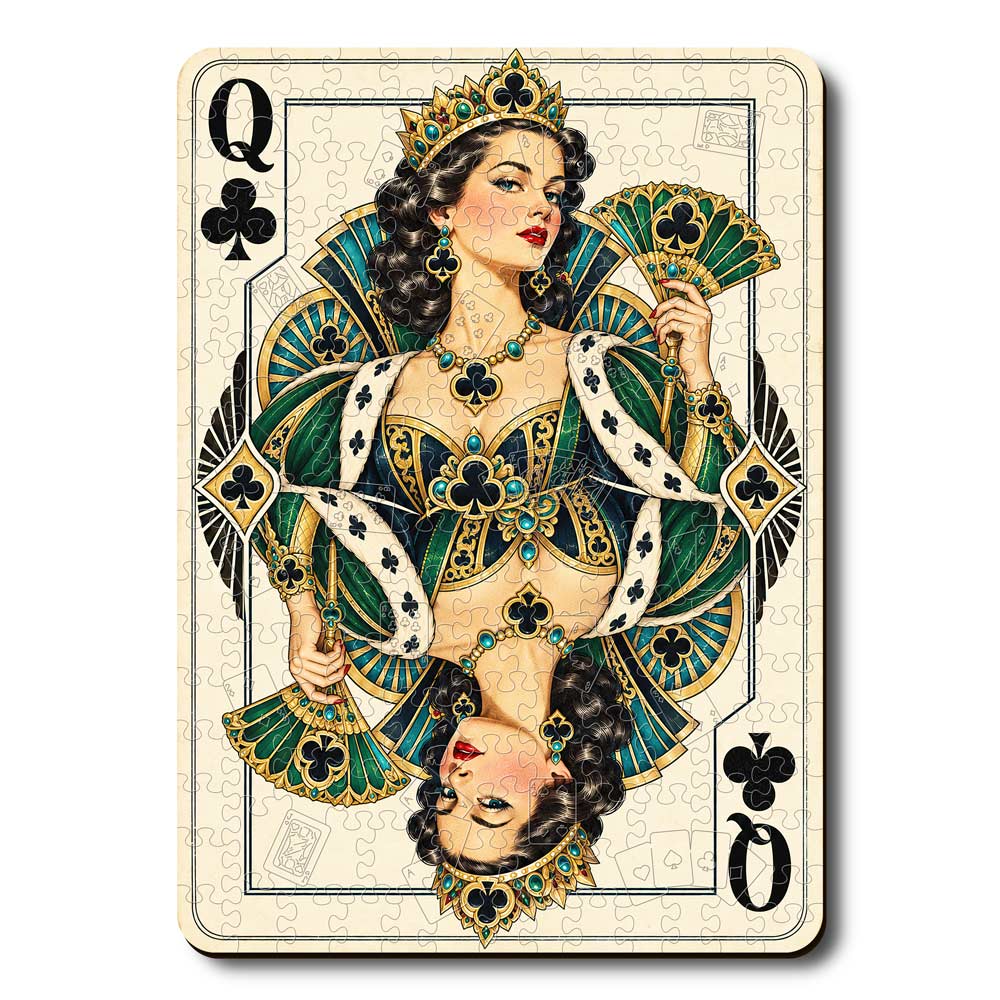 Animal Jigsaw Puzzle > Wooden Jigsaw Puzzle > Jigsaw Puzzle Queen Club - Wooden Jigsaw Puzzle