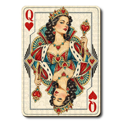 Animal Jigsaw Puzzle > Wooden Jigsaw Puzzle > Jigsaw Puzzle Queen Heart - Wooden Jigsaw Puzzle