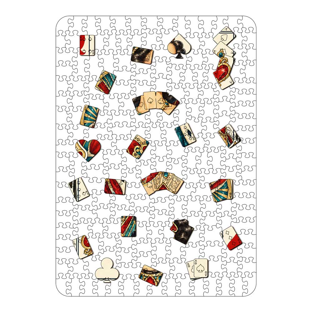 Animal Jigsaw Puzzle > Wooden Jigsaw Puzzle > Jigsaw Puzzle Queen Heart - Wooden Jigsaw Puzzle