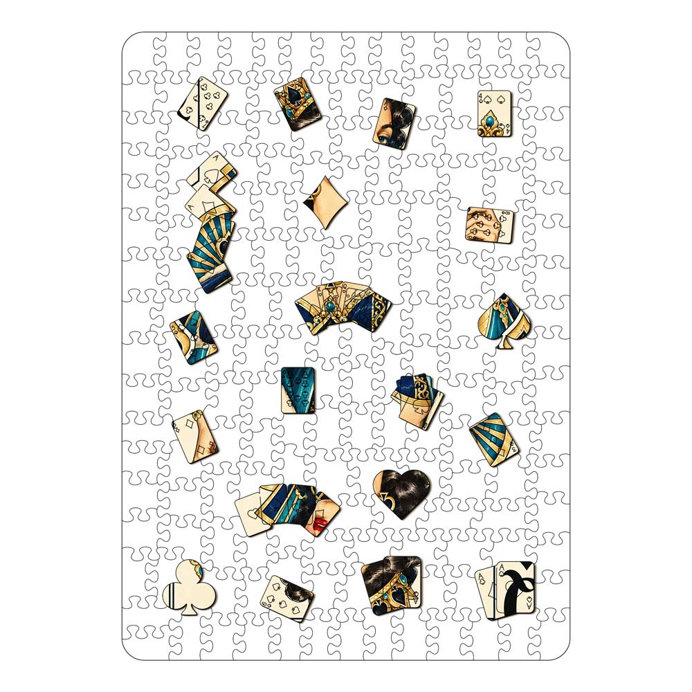 Animal Jigsaw Puzzle > Wooden Jigsaw Puzzle > Jigsaw Puzzle Queen Spade - Wooden Jigsaw Puzzle