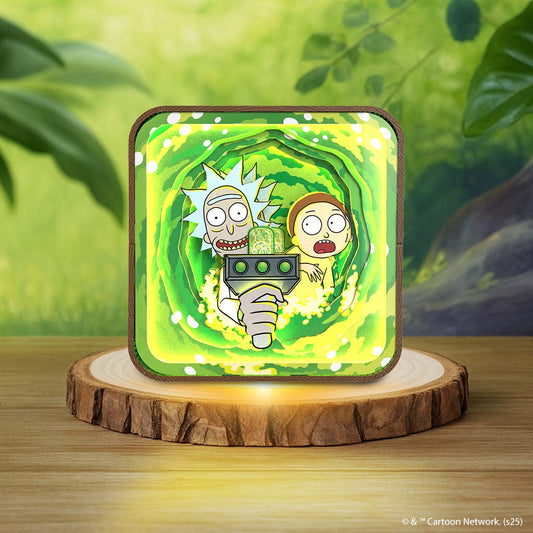 3D Holzpuzzle Rick and Morty Forever Rick and Morty Forever - 3D DIY Wooden Puzzle Night Lamp