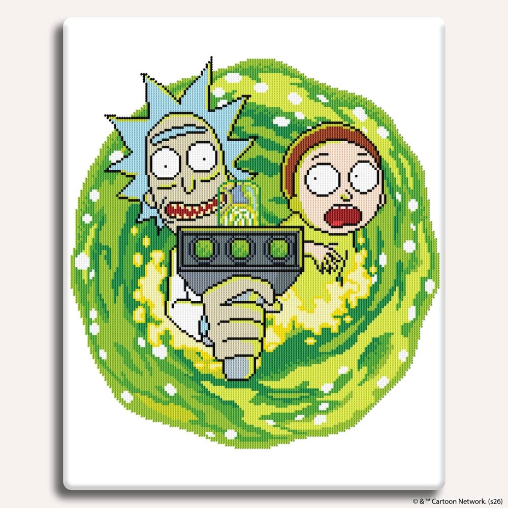 Diamond Painting Kits 17.7" x 21.7" / 45cm x 55cm Rick & Morty - Diamond Painting Kit
