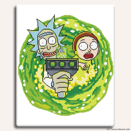 Diamond Painting Kits 17.7" x 21.7" / 45cm x 55cm Rick & Morty - Diamond Painting Kit