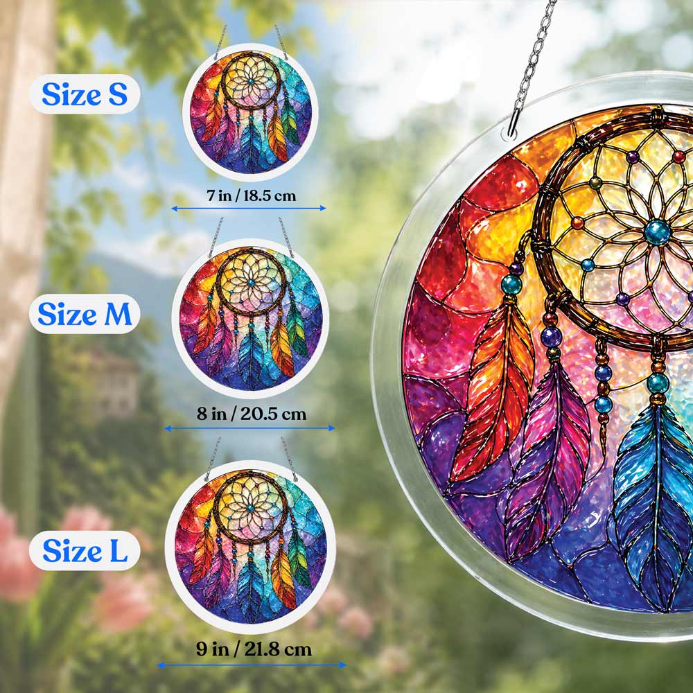 Acrylic Jigsaw Puzzle Rainbow Dreamcatcher - Acrylic Jigsaw Puzzle