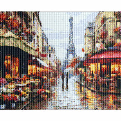 Diamond Painting Kits 15.7" x 19.6" (40 x 50cm) Rainy Day in Paris - Diamond Painting Kit