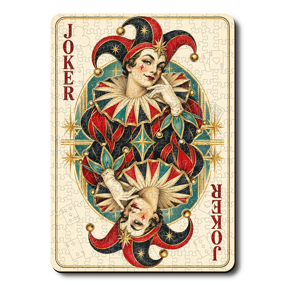 Animal Jigsaw Puzzle > Wooden Jigsaw Puzzle > Jigsaw Puzzle Red Joker - Wooden Jigsaw Puzzle