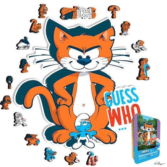 Animal Jigsaw Puzzle > Wooden Jigsaw Puzzle > Jigsaw Puzzle A4 + Wooden Gift Box Guess Who - Wooden Jigsaw Puzzle