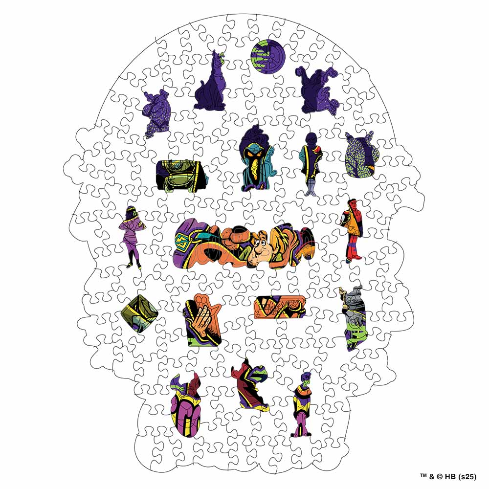 Animal Jigsaw Puzzle > Wooden Jigsaw Puzzle > Jigsaw Puzzle Scooby-Doo Monsters - Wooden Jigsaw Puzzle