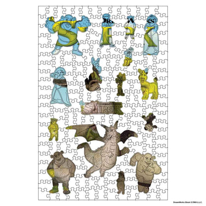 Wooden Jigsaw Puzzles Shrek & Donkey - Wooden Jigsaw Puzzle