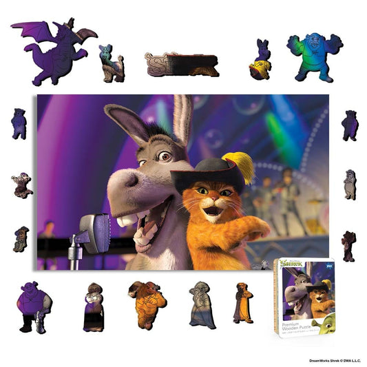 Wooden Jigsaw Puzzles A4 + Wooden Gift Box Sing It! - Wooden Jigsaw Puzzle