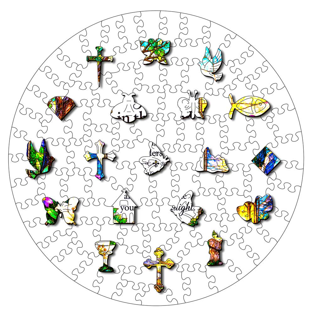 Animal Jigsaw Puzzle > Wooden Jigsaw Puzzle > Jigsaw Puzzle Trust in Lord - Wooden Jigsaw Puzzle