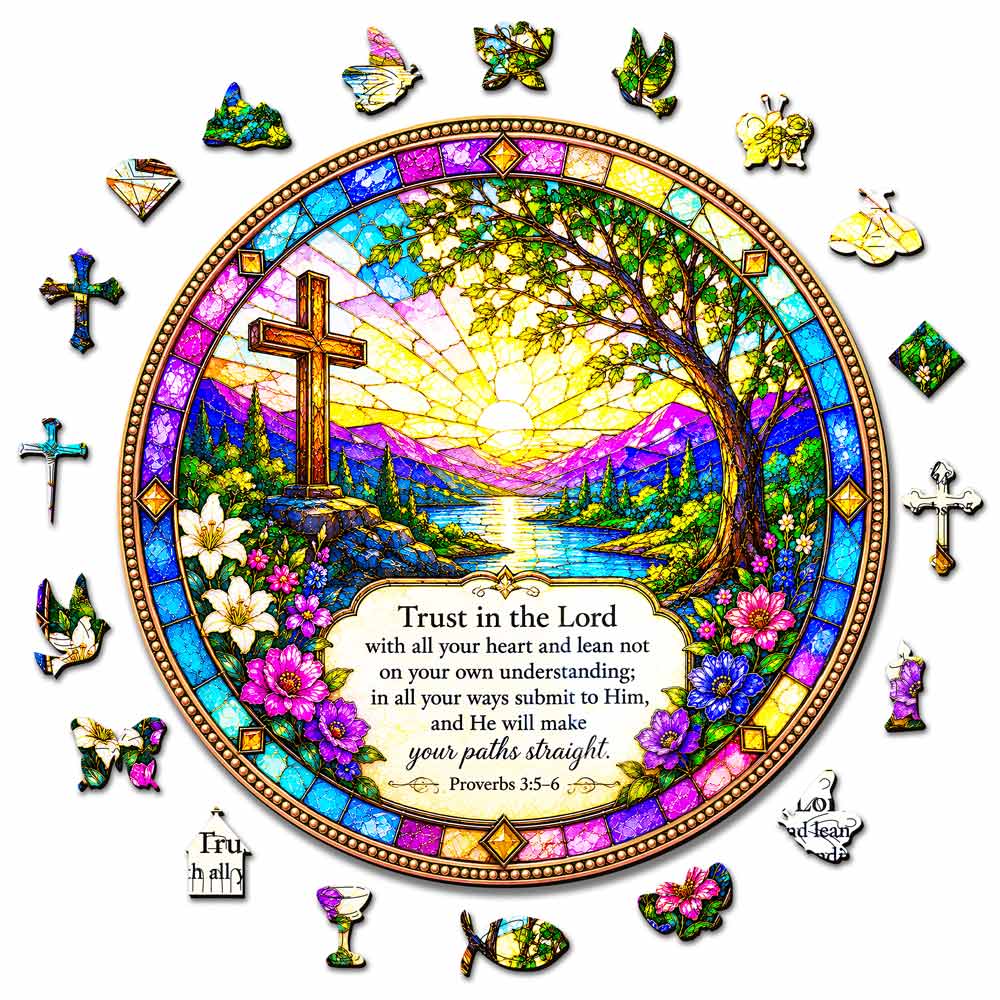Animal Jigsaw Puzzle > Wooden Jigsaw Puzzle > Jigsaw Puzzle A5/Small Trust His Path - Wooden Jigsaw Puzzle