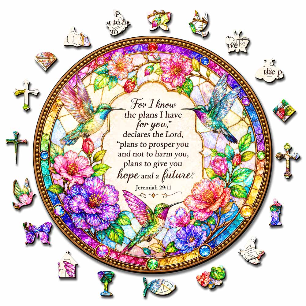 Animal Jigsaw Puzzle > Wooden Jigsaw Puzzle > Jigsaw Puzzle A5/Small Hope and Future - Wooden Jigsaw Puzzle