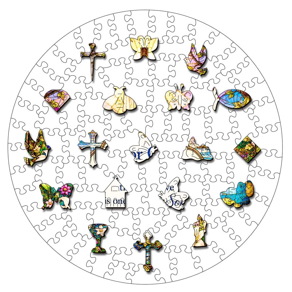 Animal Jigsaw Puzzle > Wooden Jigsaw Puzzle > Jigsaw Puzzle God So Loved - Wooden Jigsaw Puzzle
