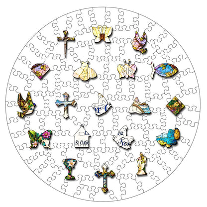 Animal Jigsaw Puzzle > Wooden Jigsaw Puzzle > Jigsaw Puzzle God So Loved - Wooden Jigsaw Puzzle