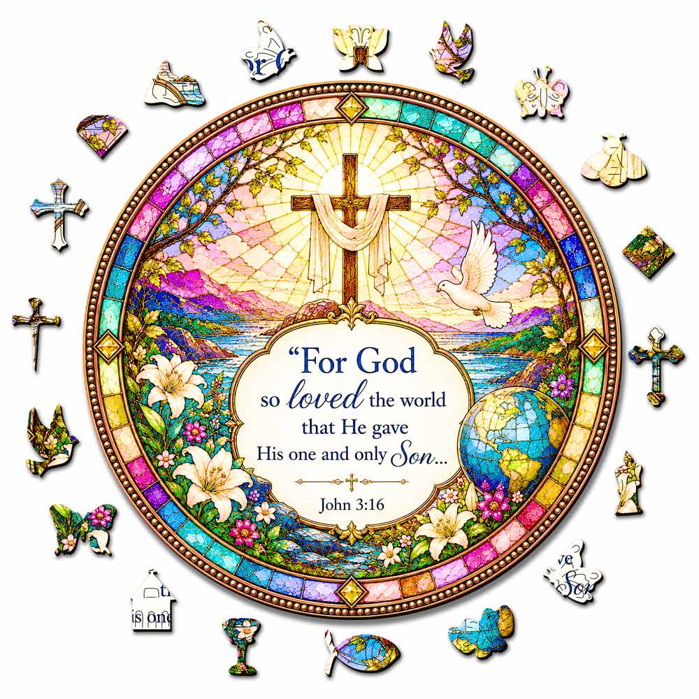 Animal Jigsaw Puzzle > Wooden Jigsaw Puzzle > Jigsaw Puzzle 12-Pack Bible Verse Wooden Jigsaw Puzzle Gift Set – Free Shipping Included