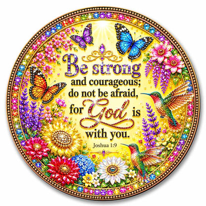 Animal Jigsaw Puzzle > Wooden Jigsaw Puzzle > Jigsaw Puzzle Be Strong Courageous - Wooden Jigsaw Puzzle