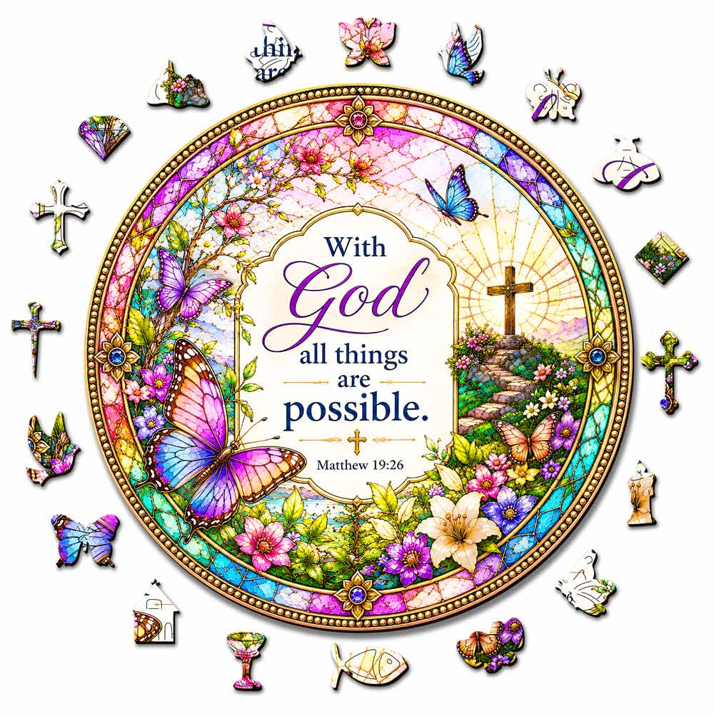 Animal Jigsaw Puzzle > Wooden Jigsaw Puzzle > Jigsaw Puzzle 12-Pack Bible Verse Wooden Jigsaw Puzzle Gift Set – Free Shipping Included