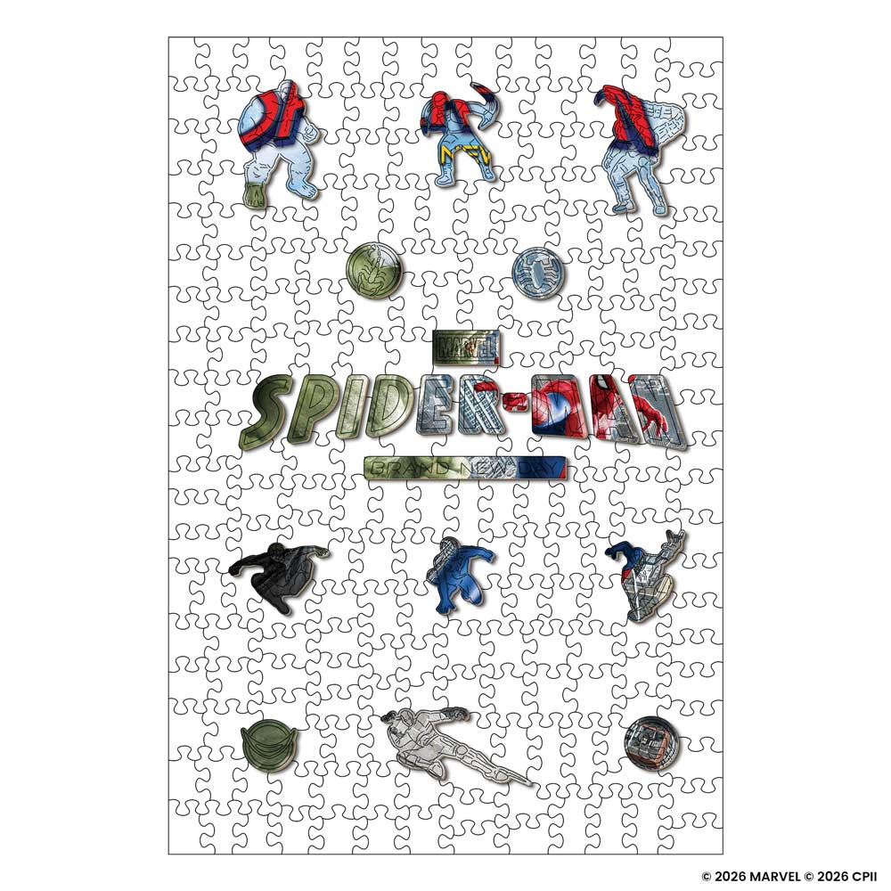 Wooden Jigsaw Puzzles Spider-Man & The Hulk - Wooden Jigsaw Puzzle